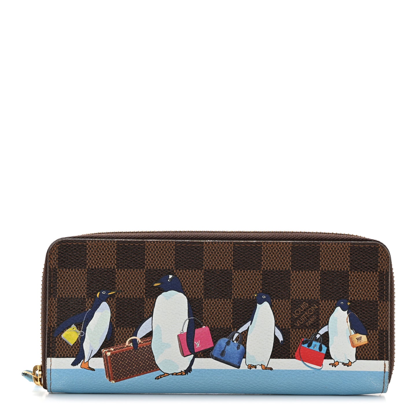 Damier Ebene 2017 Christmas Animation Clemence Wallet