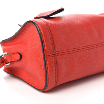 Alexander McQueen Pebbled Calfskin Mini Padlock Tote Red 6 of 12