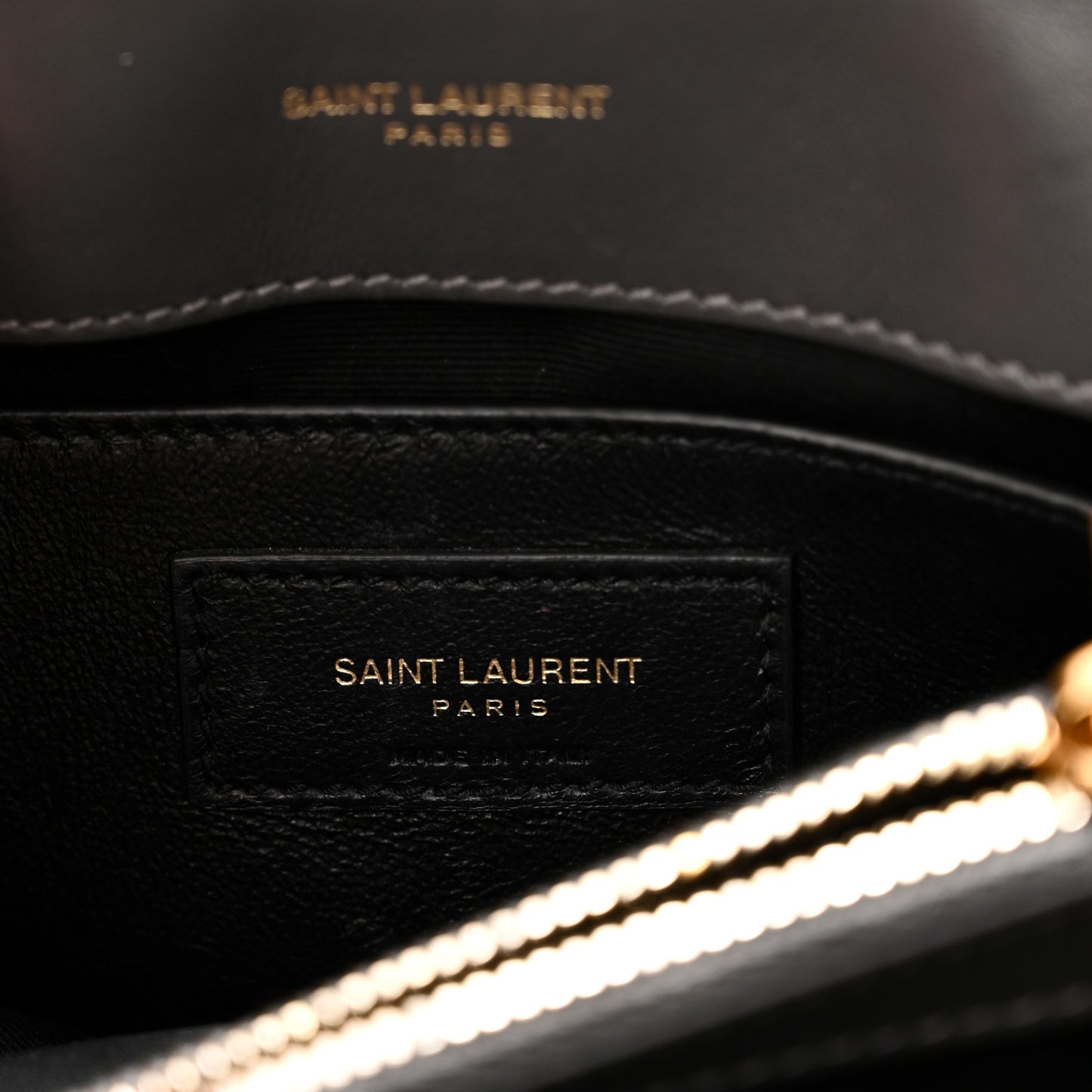Calfskin Y Quilted Monogram Small Loulou Chain Satchel Storm