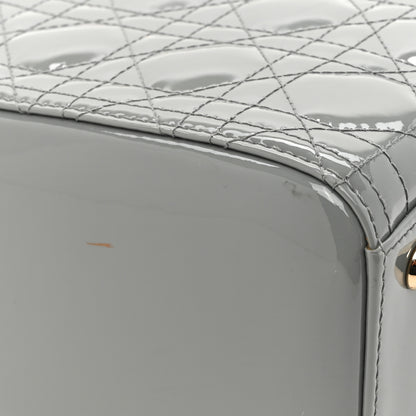Christian Dior Patent Cannage Large Lady Dior Grey 11 of 11