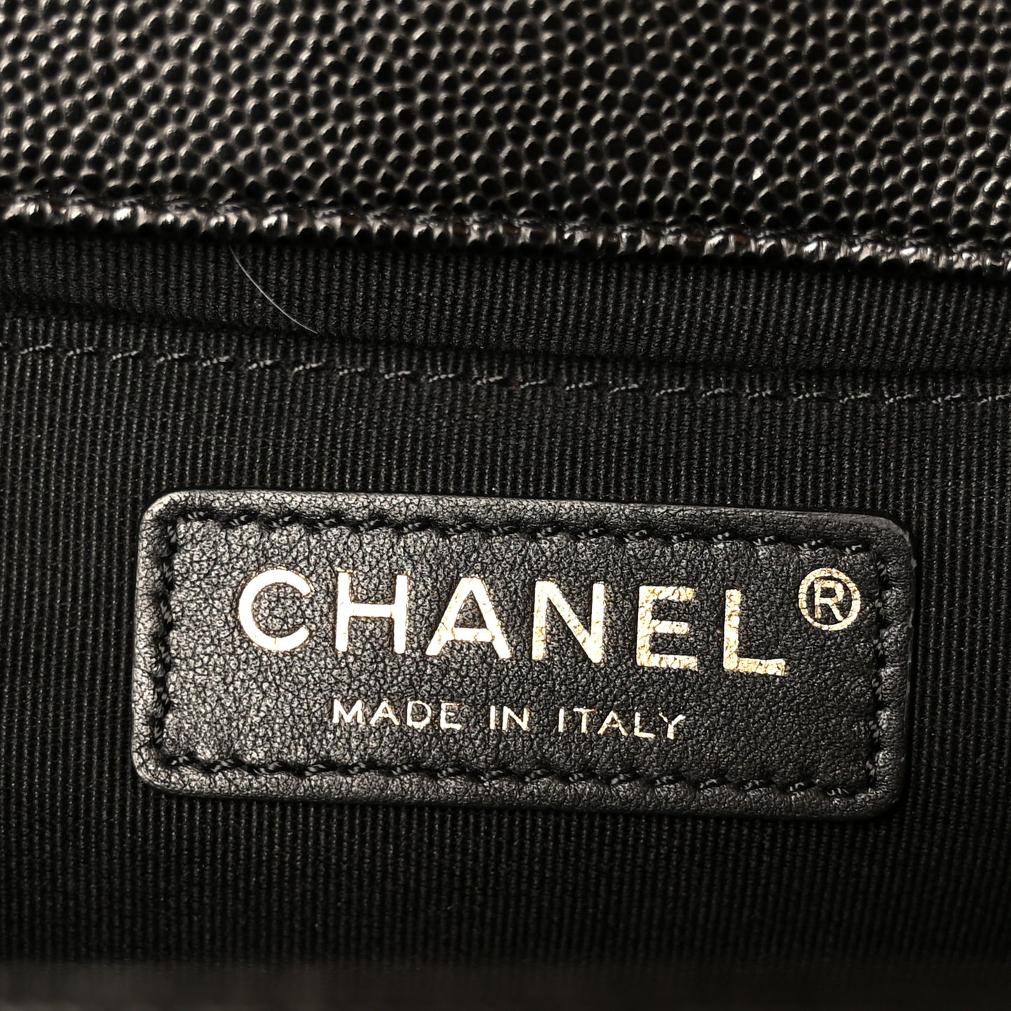 Caviar Quilted Medium Boy Flap Black
