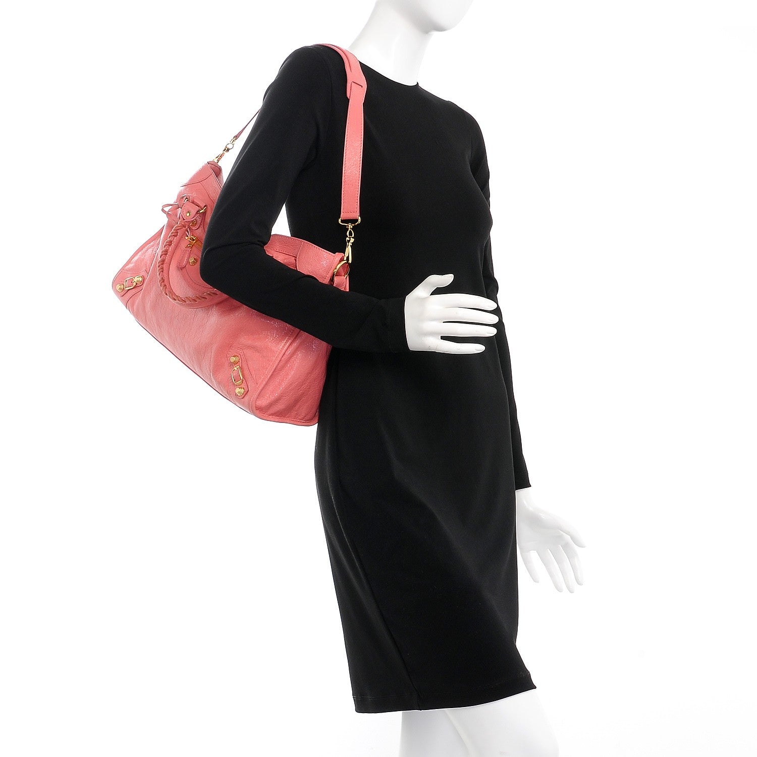Balenciaga Agneau Giant 12 Gold Hardware City Rose Jaipure 2 of 13
