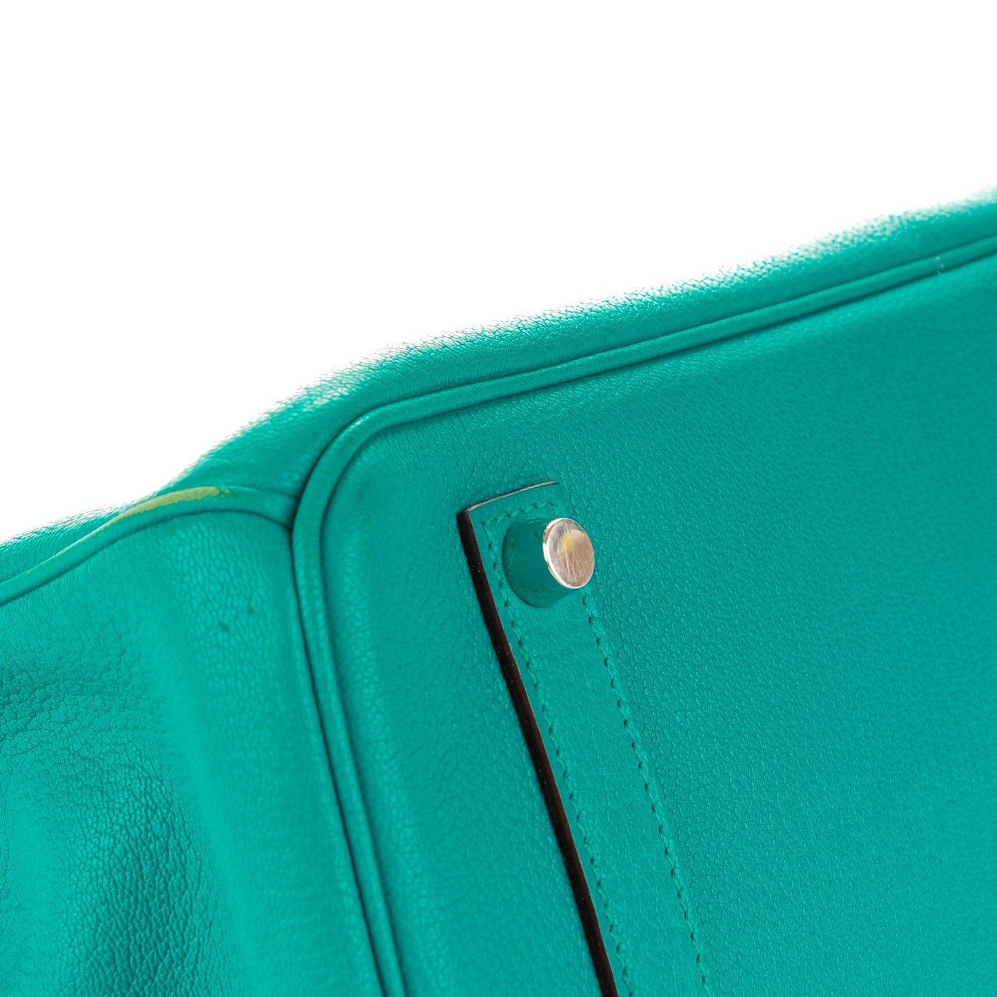 Chevre de Coromandel Birkin 35 Bleu Paon