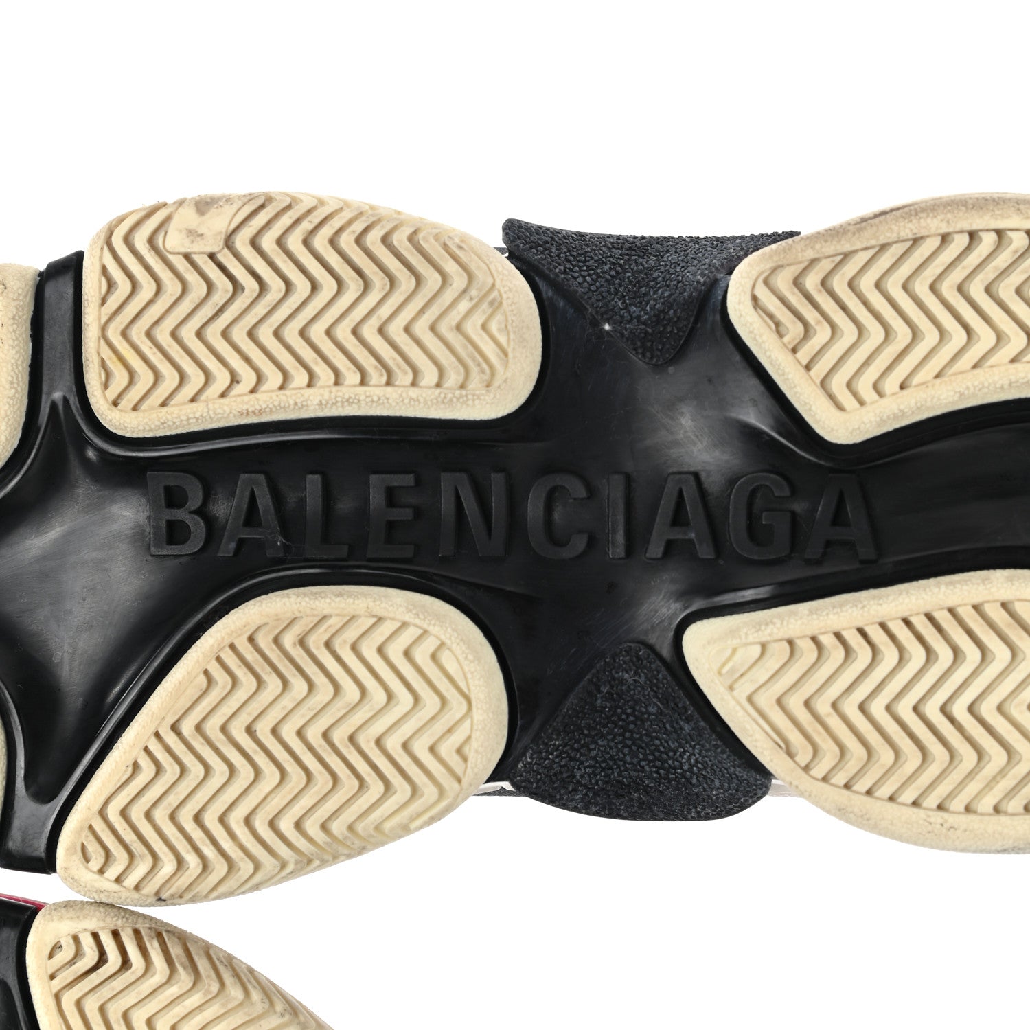 Balenciaga Fabric Mesh Womens Triple S Sneakers 35 Fluo Pink Grey White 6 of 7