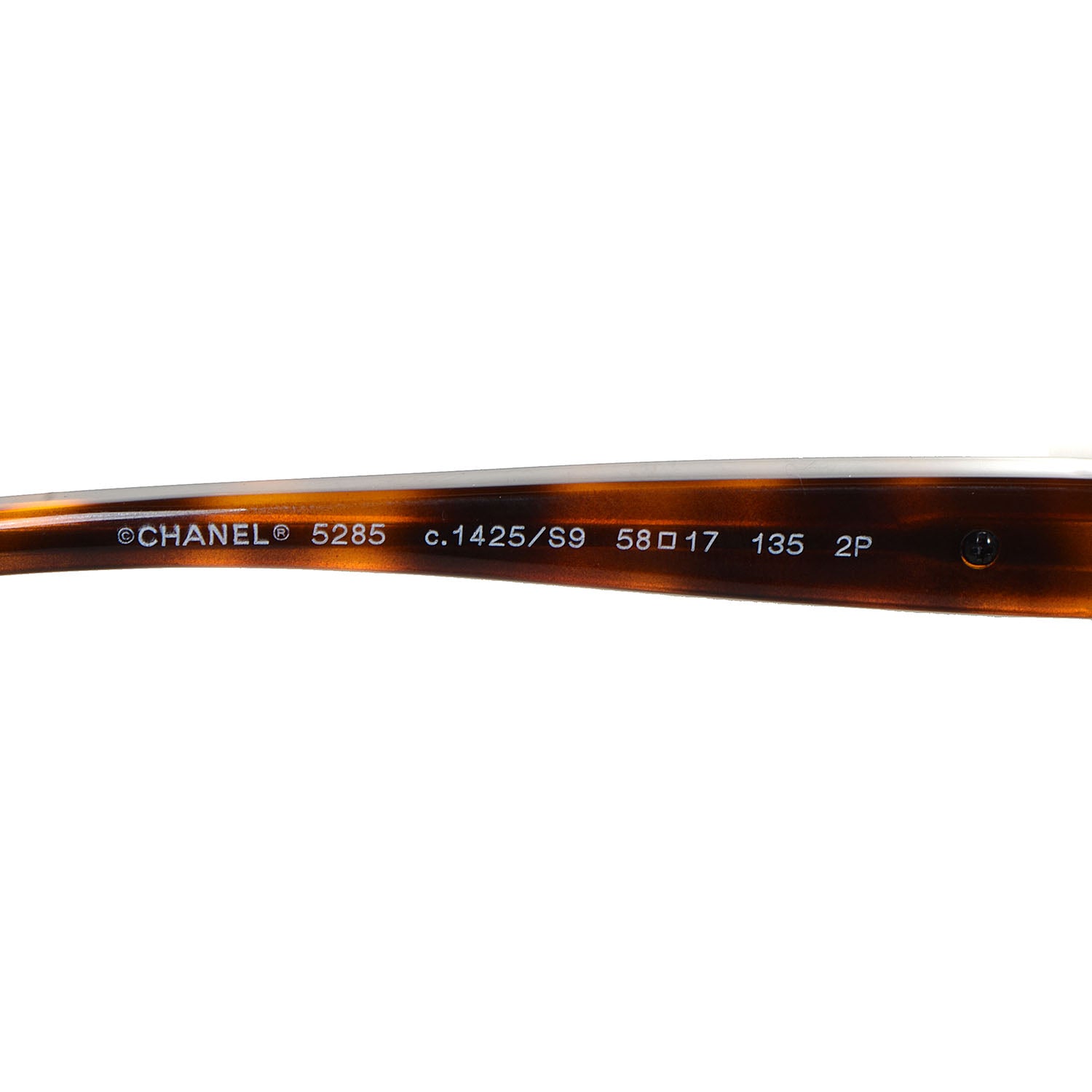 Chanel Acetate Polarized CC Round Sunglasses 5285 Brown 3 of 5