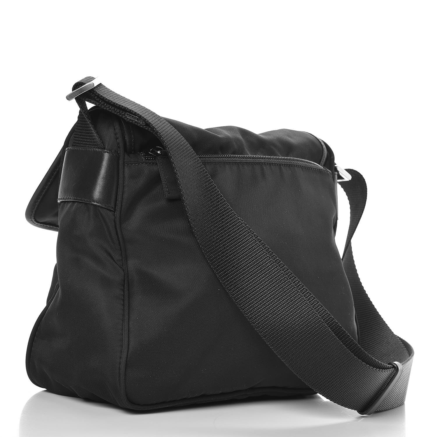 Prada Nylon Vela Messenger Black 3 of 7