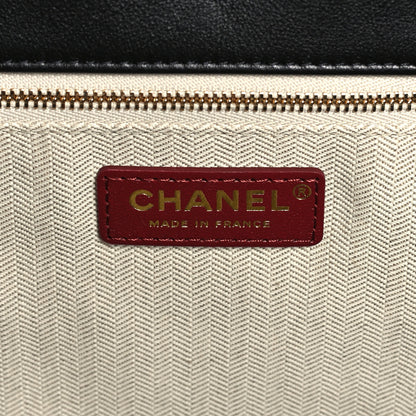 Chanel Lambskin Quilted Neo Cabas Shopping Tote Black 7 of 12