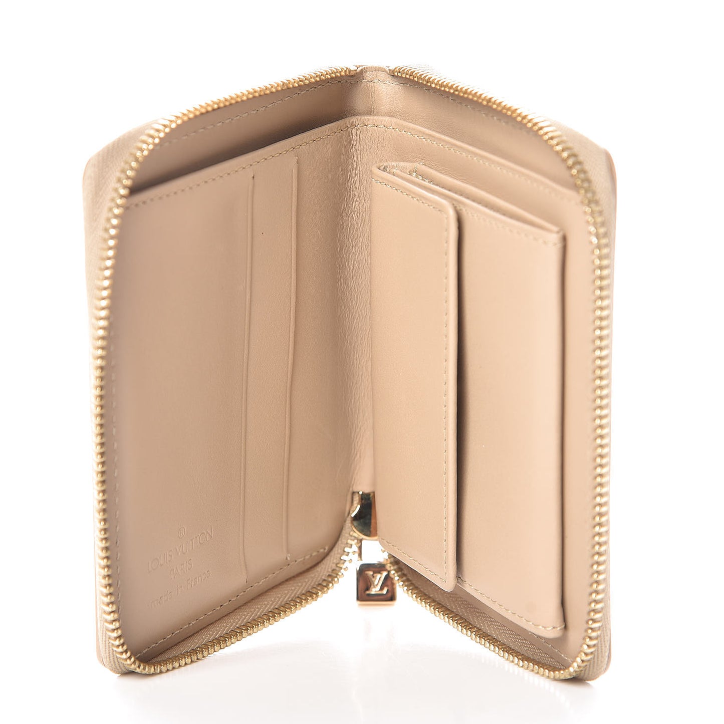 Vernis Broome Zip Wallet Beige