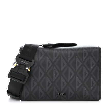 Christian Dior Canvas CD Diamond Lingot 22 Bag Black 1 of 10