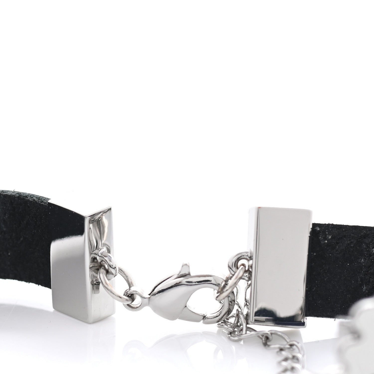 Christian Dior Calfskin Dior Clover Double Bracelet Navy 5 of 5