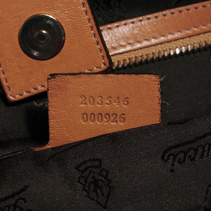 Gucci Calfskin Medium Jockey Tote Tan 7 of 7