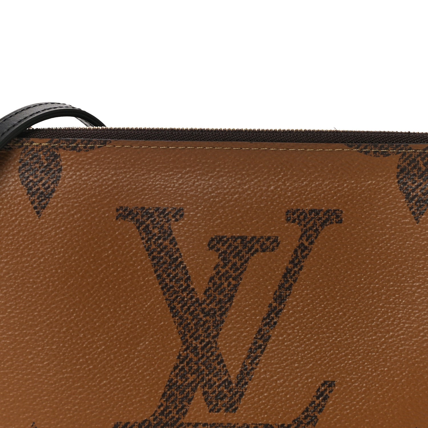 Louis Vuitton Reverse Monogram Giant Double Zip Pochette 8 of 12