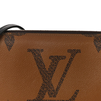 Louis Vuitton Reverse Monogram Giant Double Zip Pochette 8 of 12