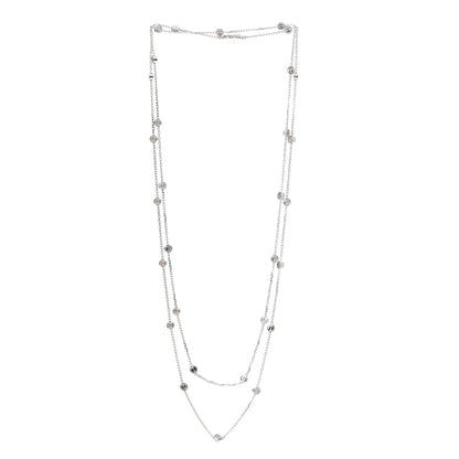 Cartier 18K White Gold Long Station LOVE Necklace 3 of 5
