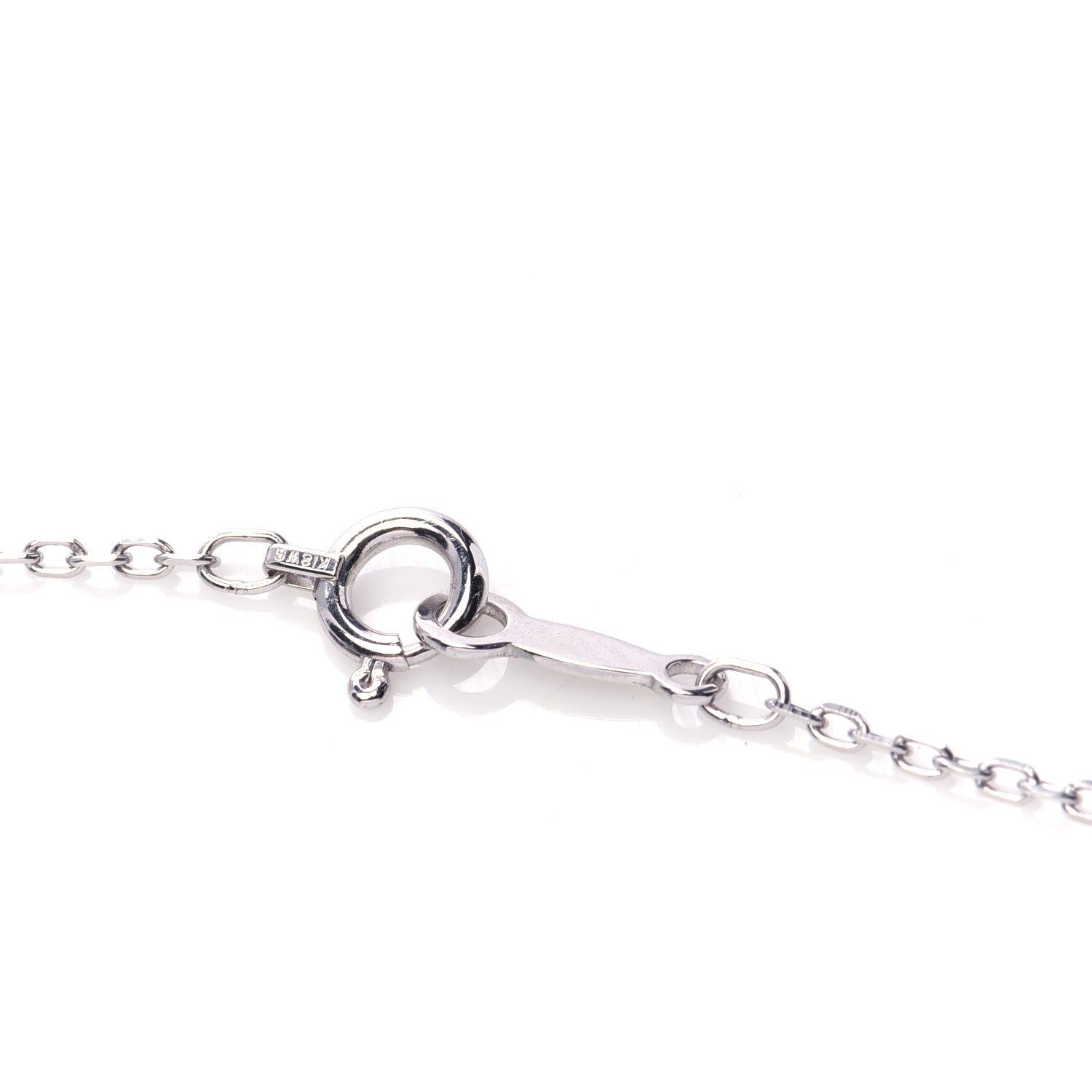 Mikimoto 18K White Gold Akoya Pearl 7.5mm Drop Pendant Necklace 6 of 7