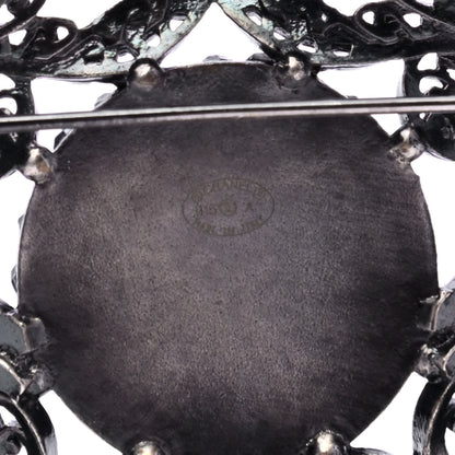 Chanel Ruthenium CC Brooch 3 of 4