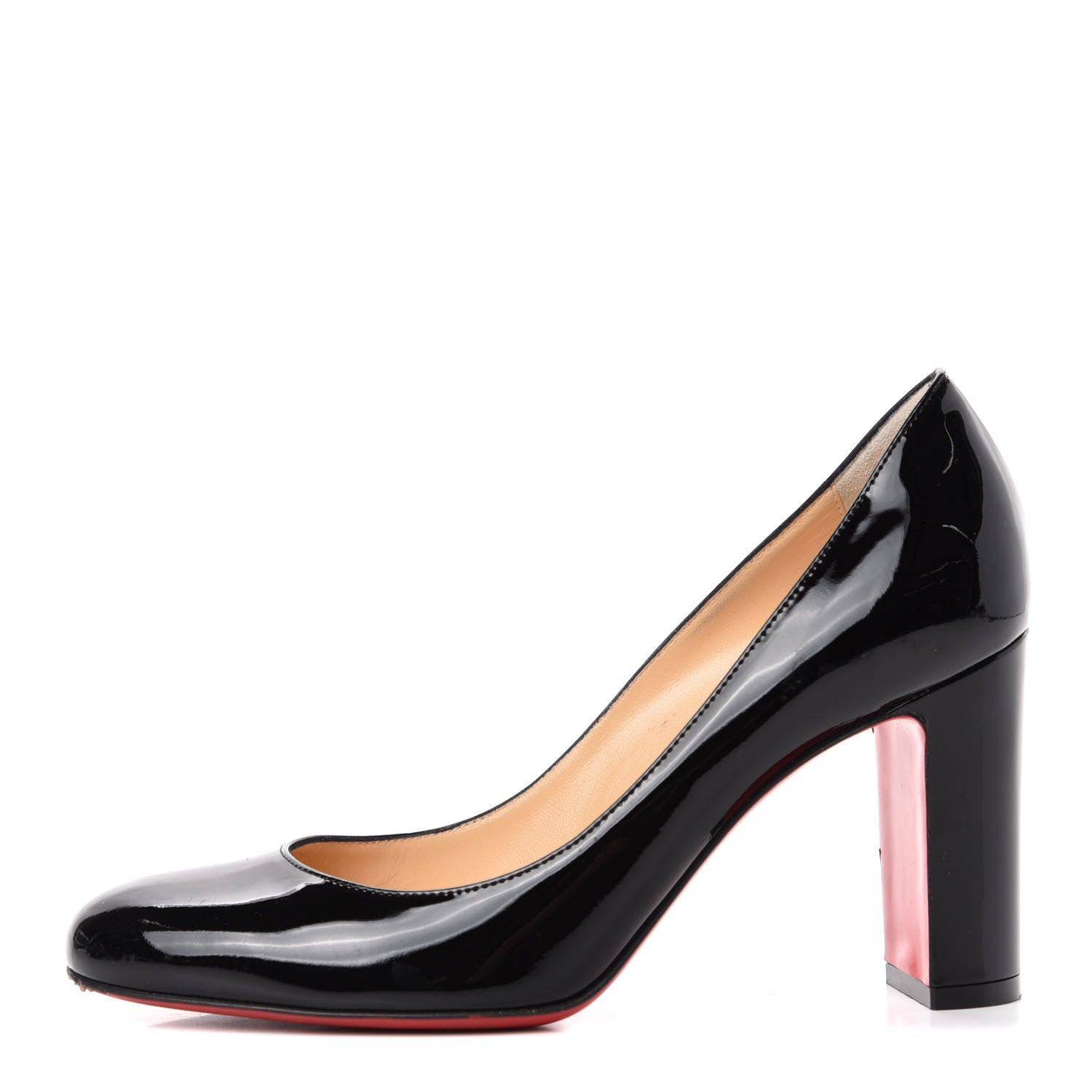 Christian Louboutin Patent Cadrilla 70 Pumps 36 Black 1 of 9