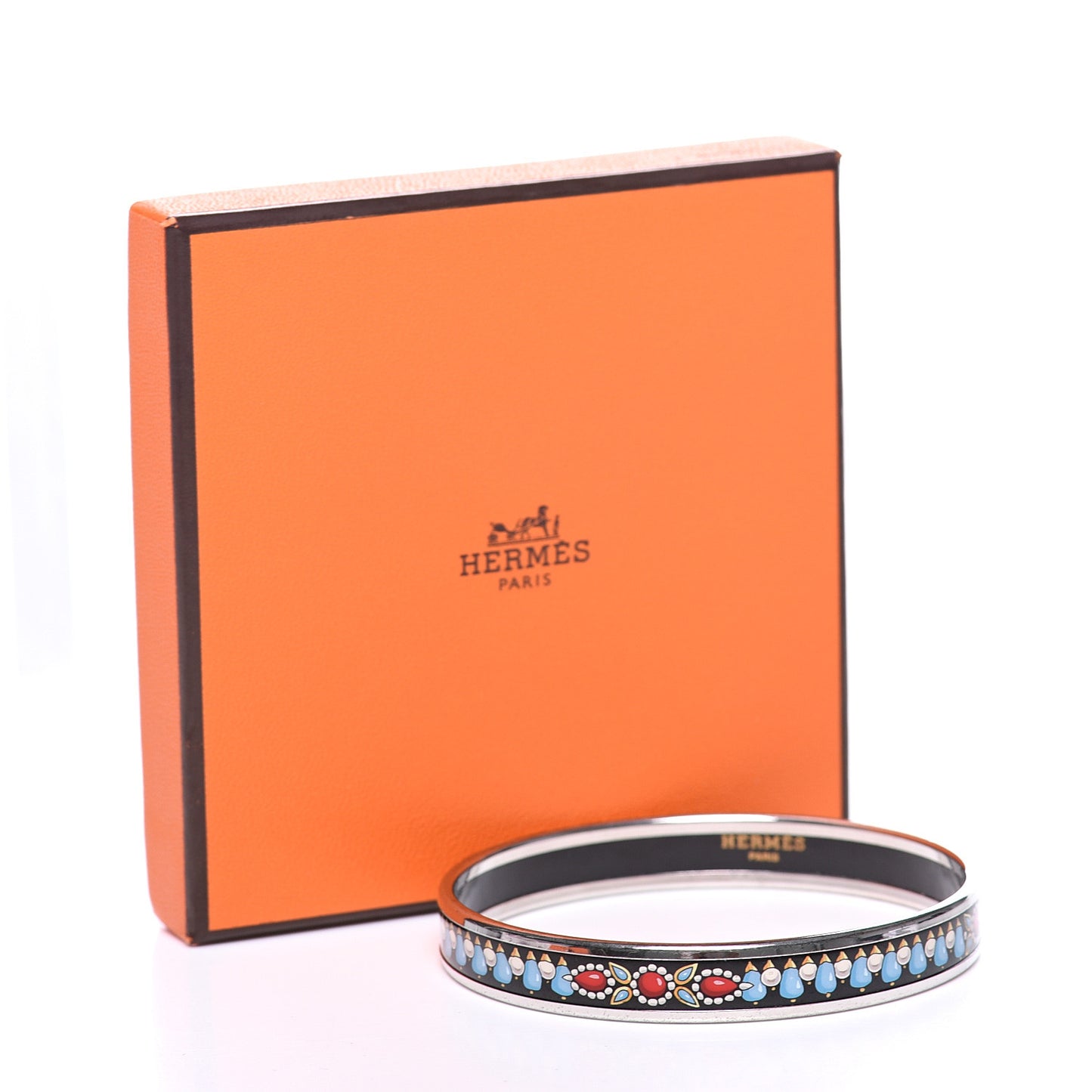 Enamel Printed Narrow Parures Des Maharajas Bracelet 65