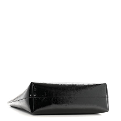 Saint Laurent Patent Calfskin Large Shopping Tote Black 5 of 12