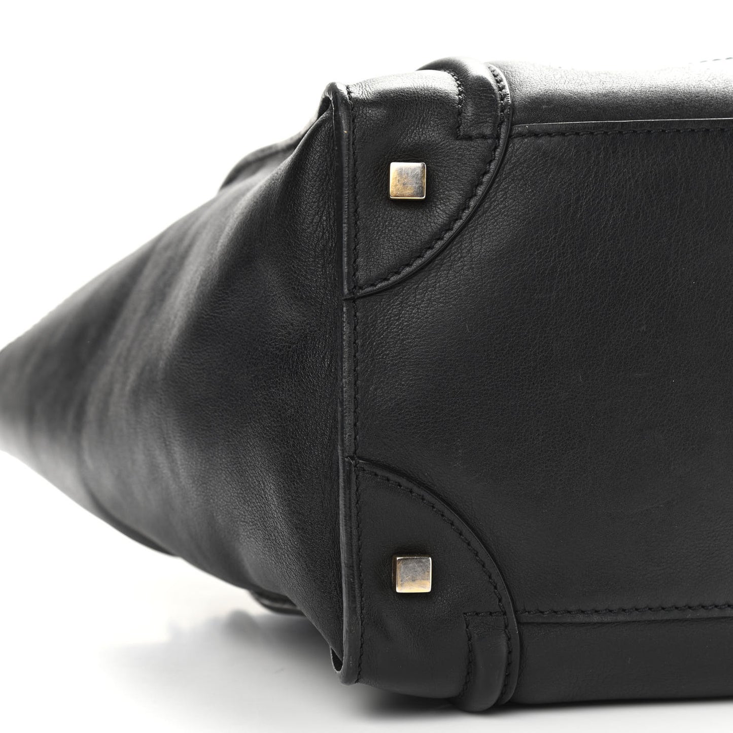 Smooth Calfskin Mini Luggage Black