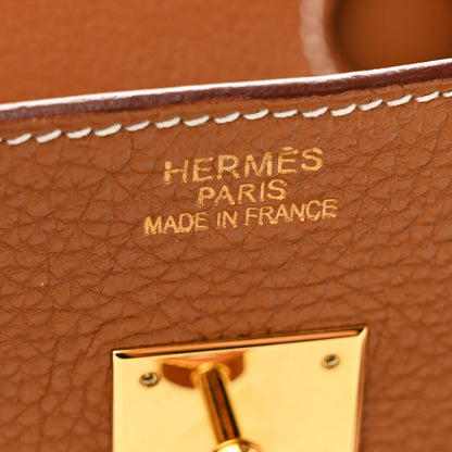 Hermes Togo Birkin 35 Gold 6 of 13