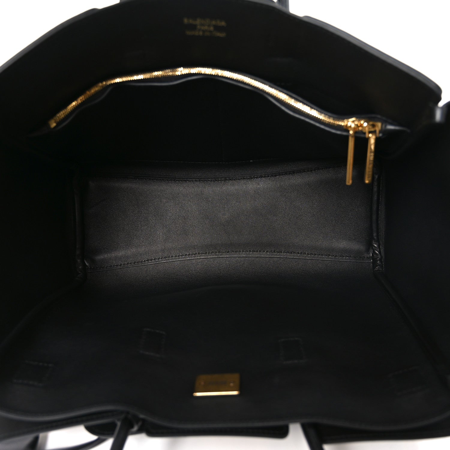 Balenciaga Smooth Calfskin Small Bel Air Carry All Bag Black 5 of 10