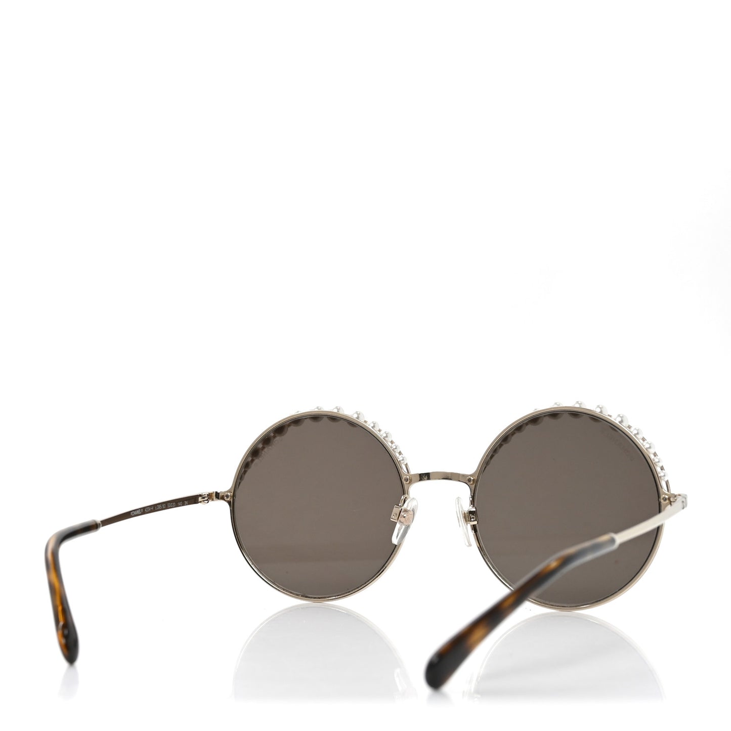 Pearl Round Sunglasses 4234-H Tortoise