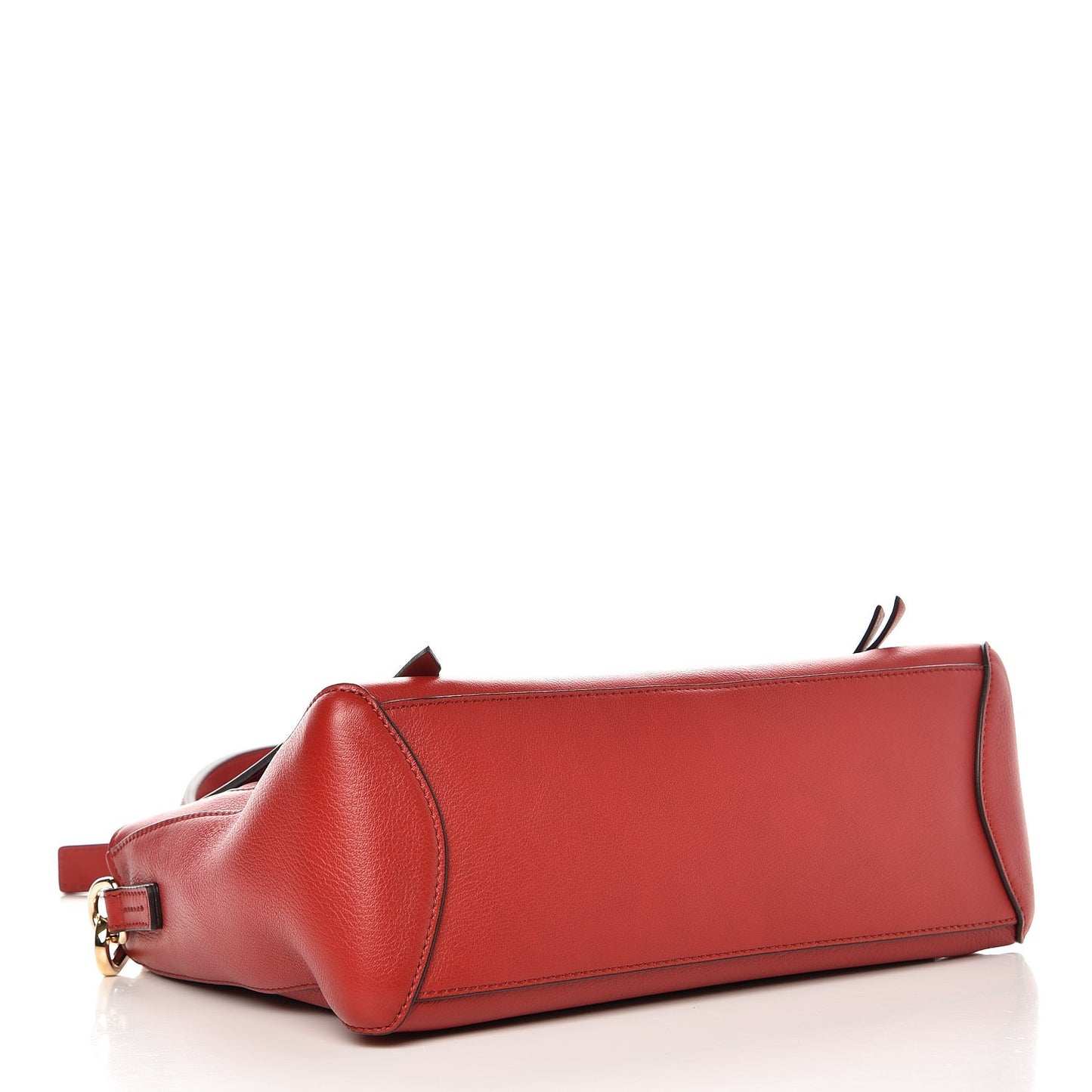 Calfskin Small Faye Day Shoulder Bag Dahlia Red