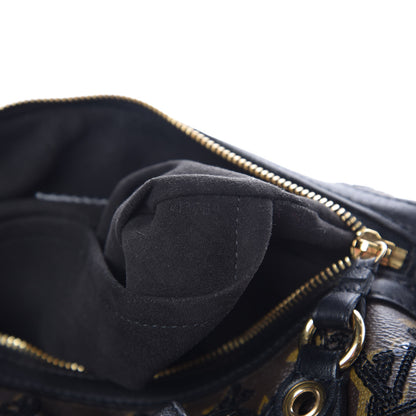Louis Vuitton Monogram Sequins Eclipse Speedy 28 Black 8 of 12