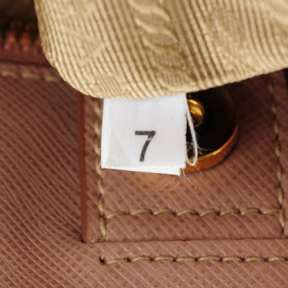 Prada Saffiano Lux Large Tote Cammeo 7 of 8