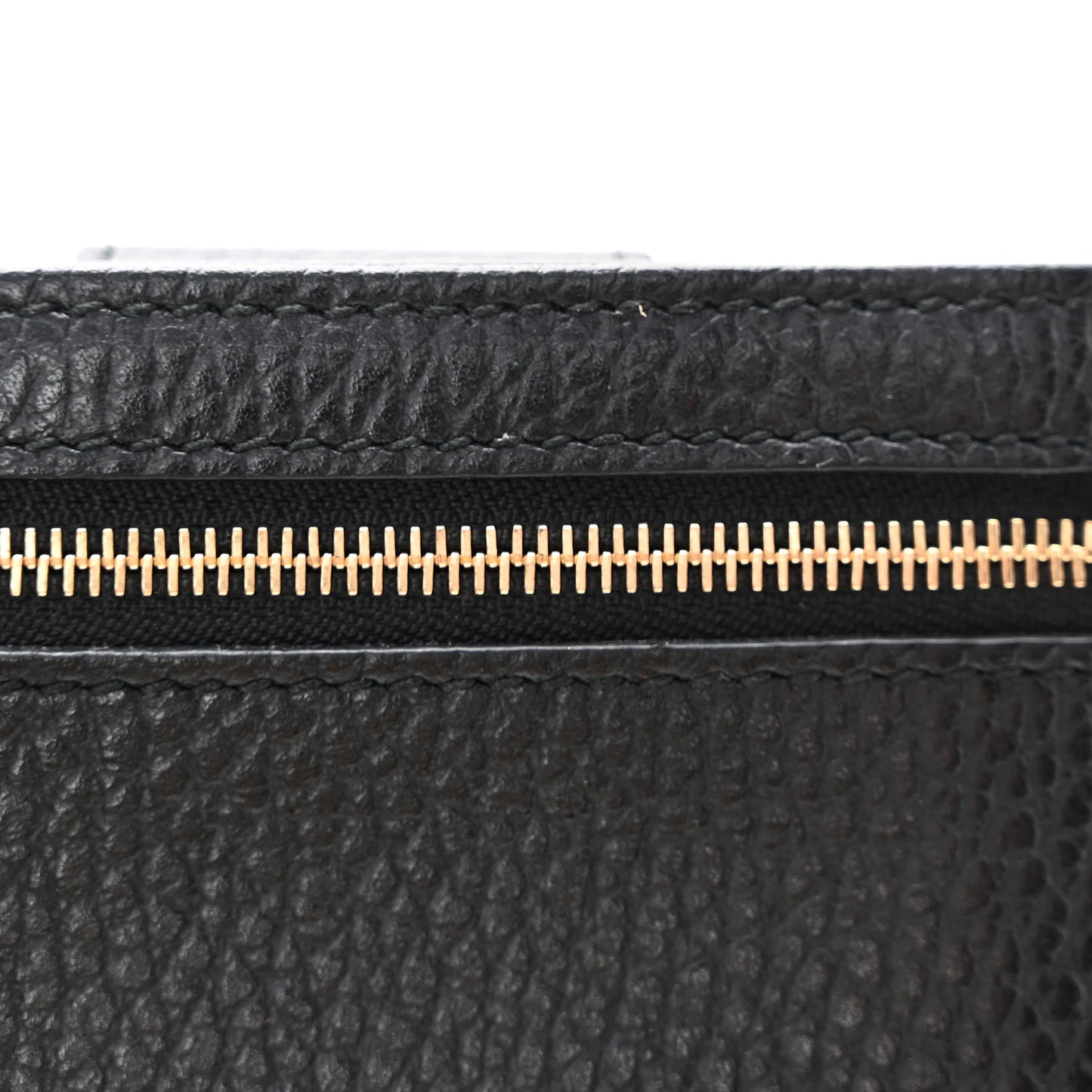 Pebbled Calfskin GG Marmont Card Case Black