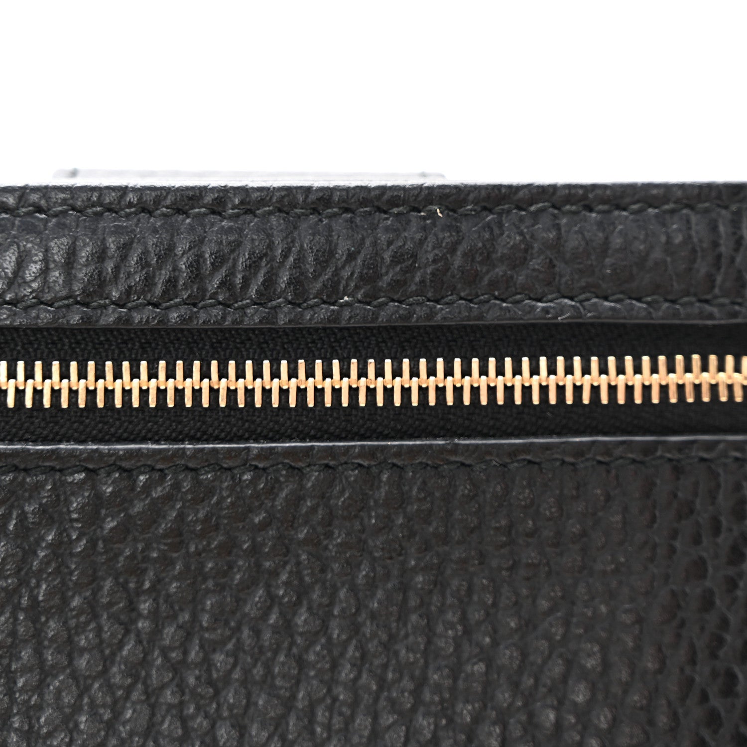 Gucci Pebbled Calfskin GG Marmont Card Case Black 8 of 9