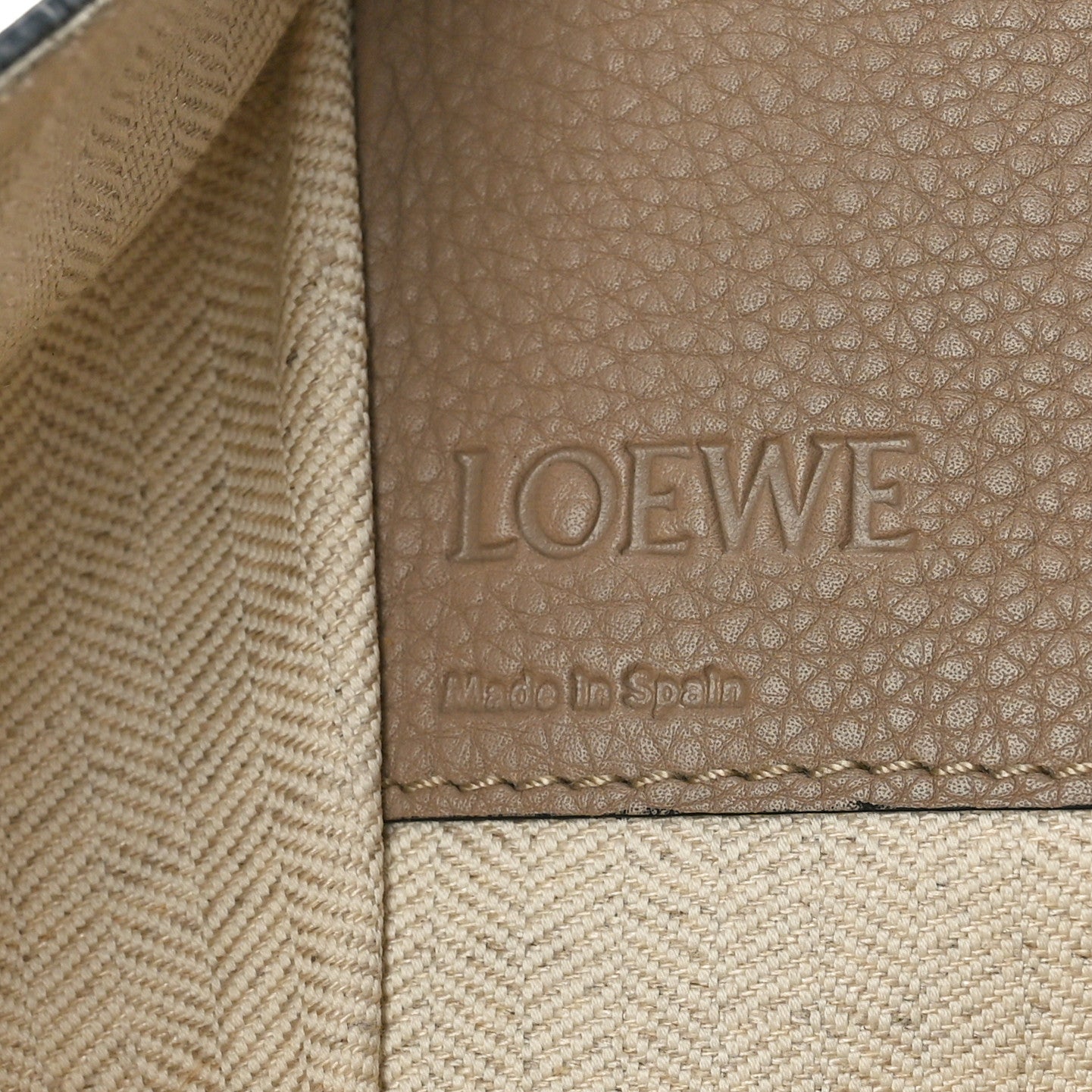 Loewe Calfskin Medium Hammock Shoulder Bag Sand Mink 6 of 9