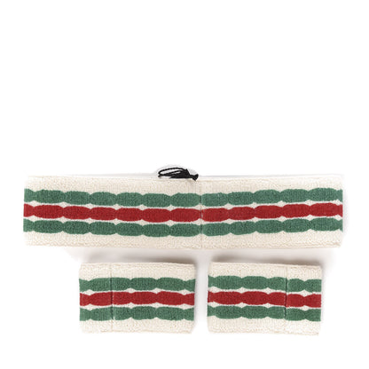 Gucci Cotton Interlocking G Headband and Wrist Set M Multicolor 2 of 3