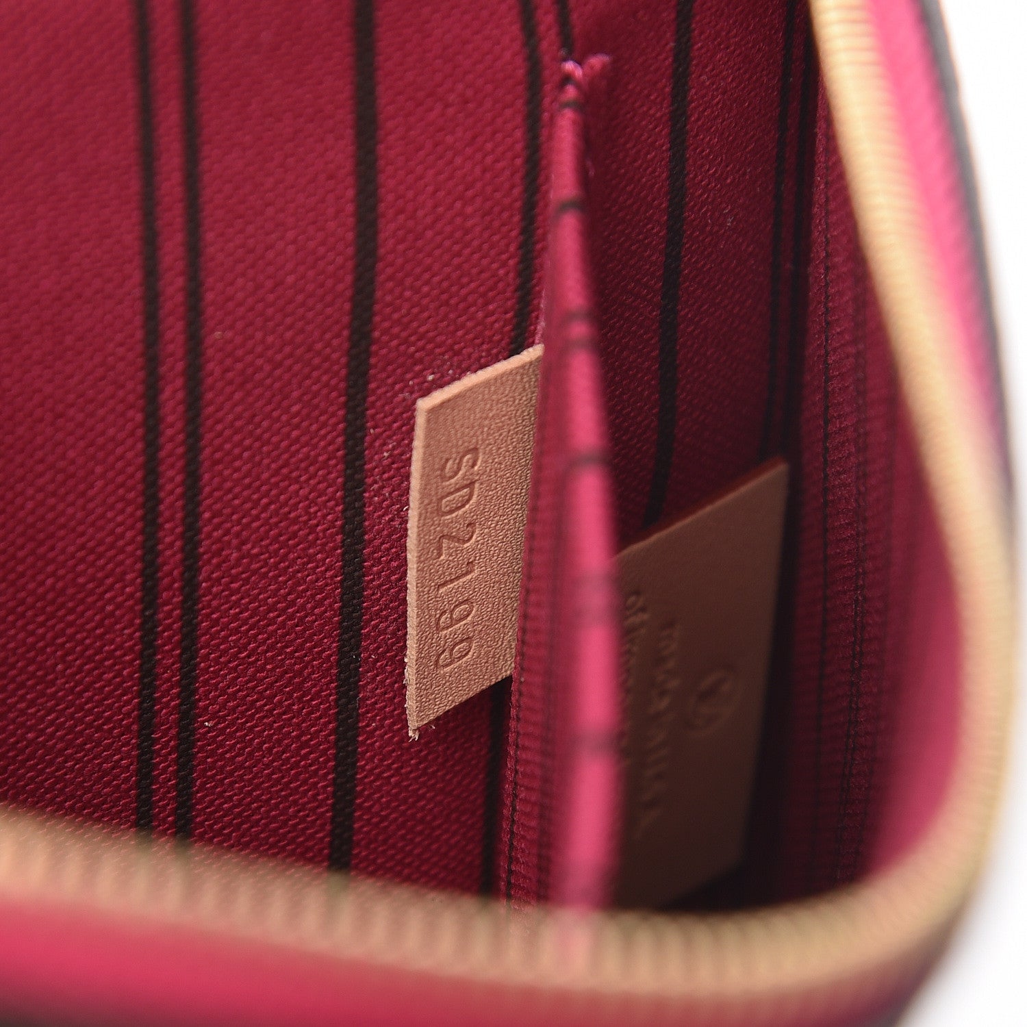 Louis Vuitton Monogram Neverfull MM GM Pochette Pivoine 8 of 8