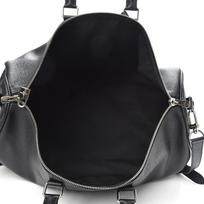 Louis Vuitton Taiga Monogram Eclipse Keepall Bandouliere 50 Black 4 of 9