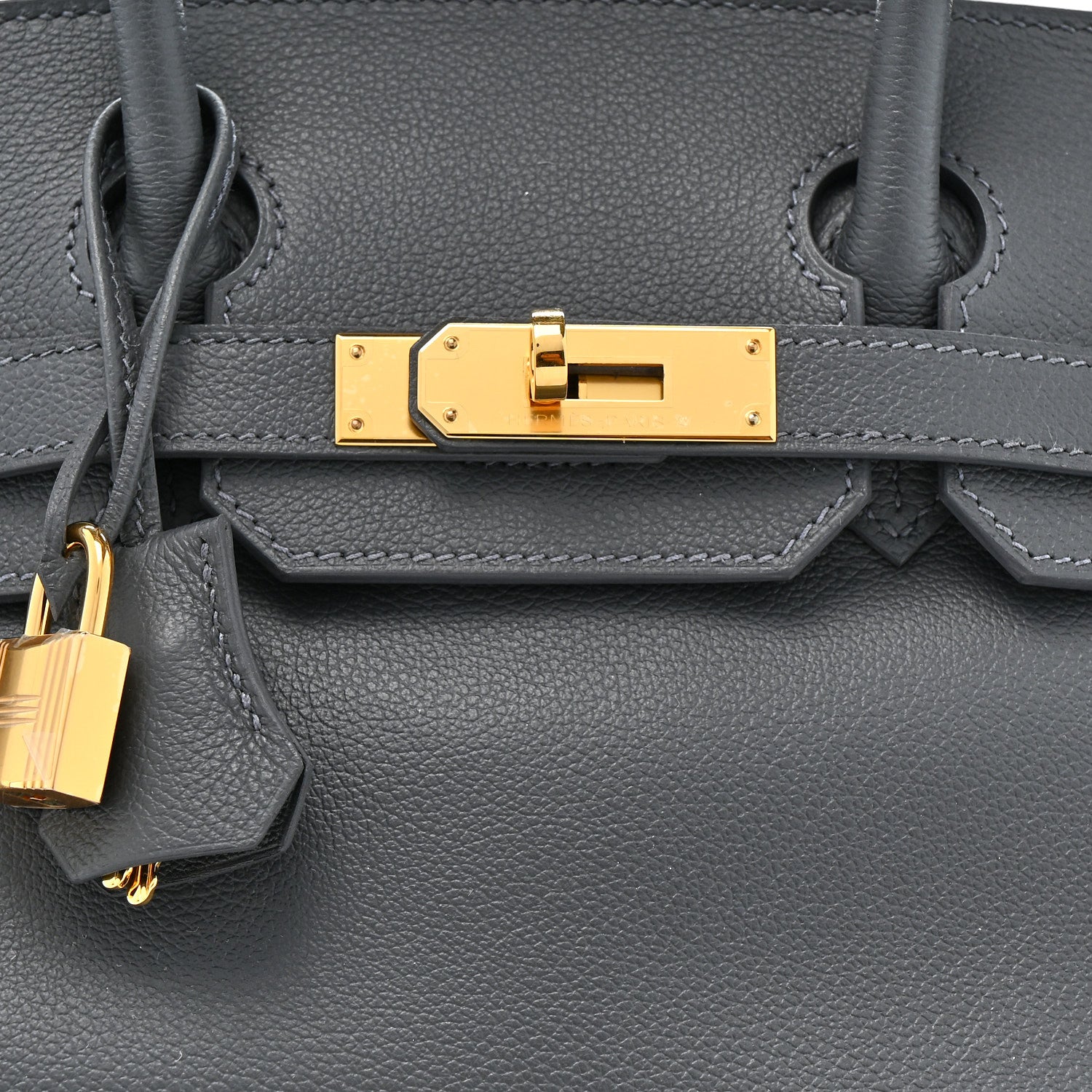 【新品未使用】HERMES エルメス HERMES アンカー柄 グレー Hermes Evercolor Shoulder Birkin Light 29 Ardoise 1659682