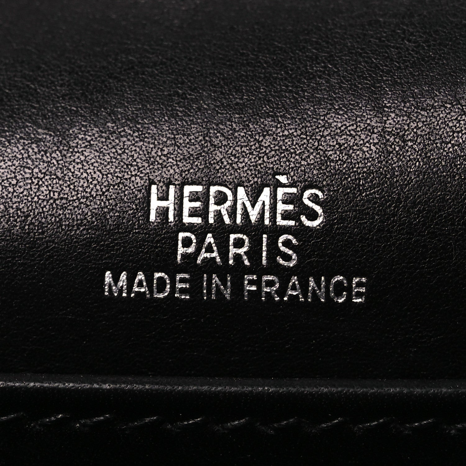Hermes Evercalf Kelly Pochette Clutch Black 6 of 12