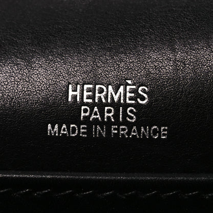 Hermes Evercalf Kelly Pochette Clutch Black 6 of 12