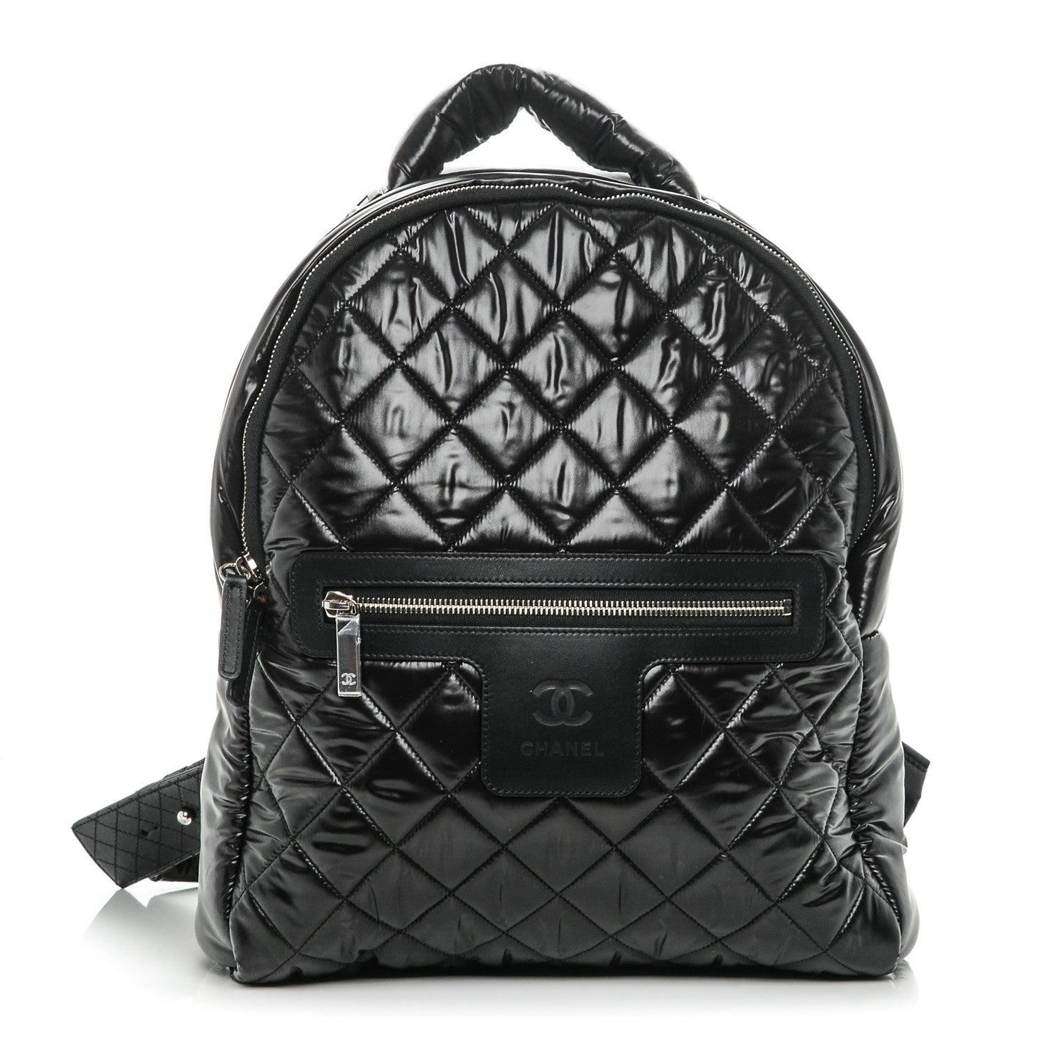 Chanel Nylon Quilted Coco Cocoon Backpack Black 1 of 7