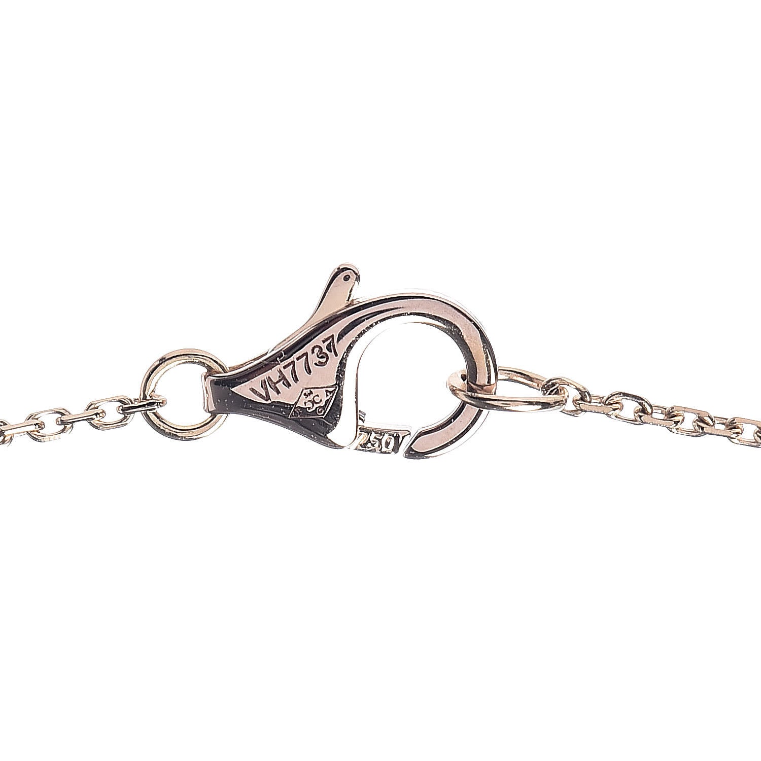 Cartier 18K Pink Gold Pink Sapphire Diamond Caresse D'Orchidees Par Necklace 4 of 4