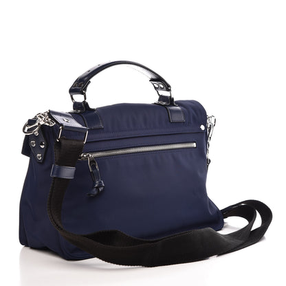 Proenza Schouler Nylon Calfskin Medium PS1 Satchel Indigo 4 of 10