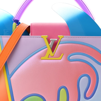 Louis Vuitton Calfskin Plexiglass ArtyCapucines PM Sam Falls Multicolor 9 of 11