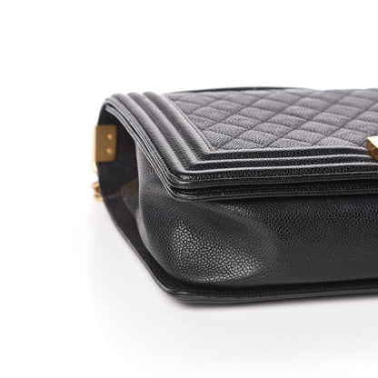 Chanel Caviar Quilted New Medium Boy Flap Black 8 of 10