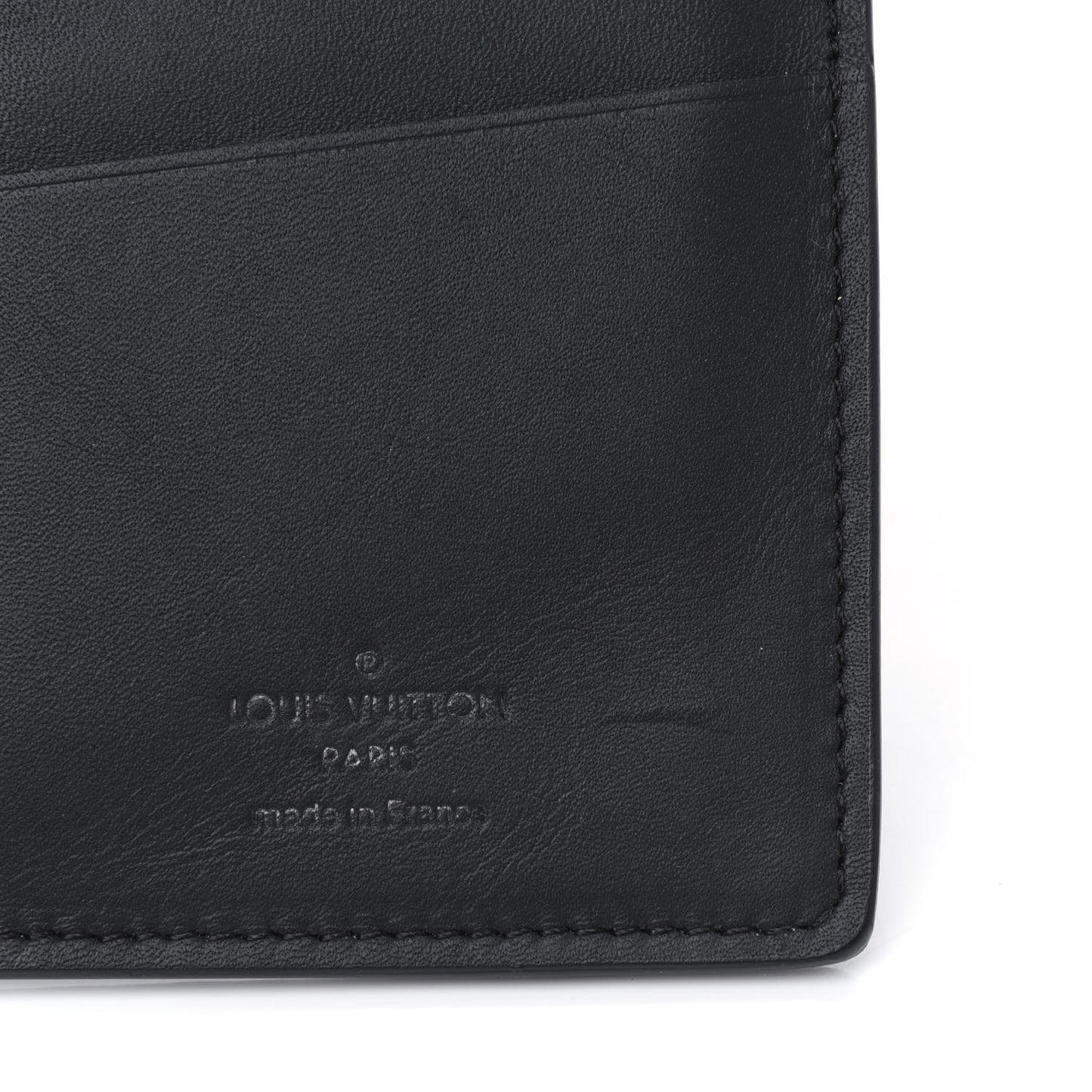 Calfskin Monogram Shadow Brazza Wallet Black