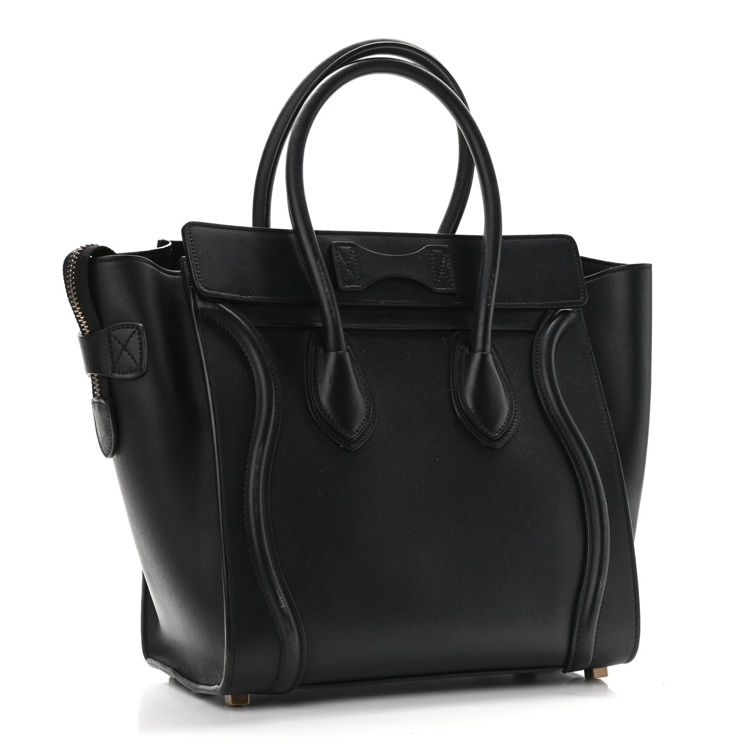 Smooth Calfskin Micro Luggage Black