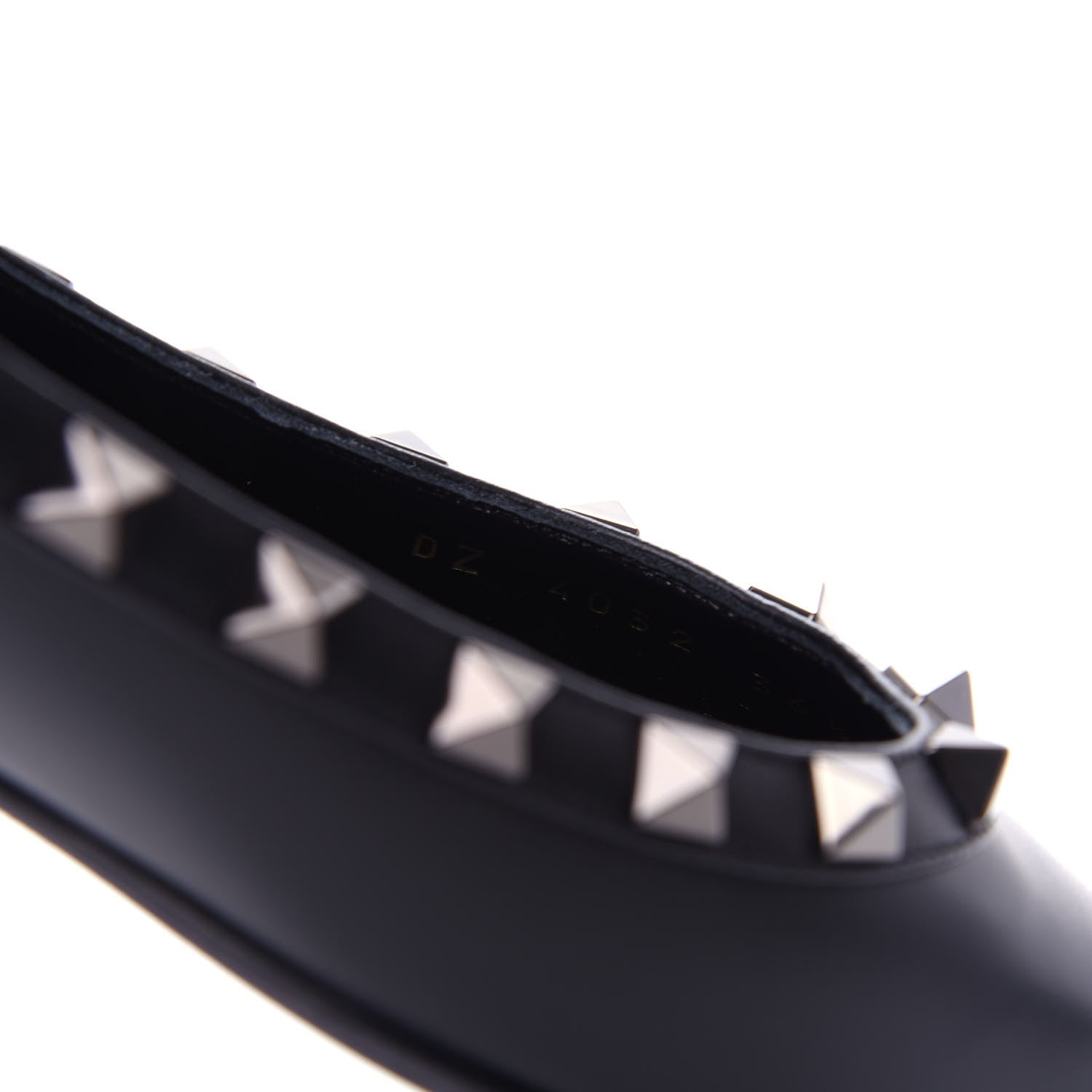 Valentino Garavani Nappa Rockstud Ballerina Flats 36.5 Black 10 of 11