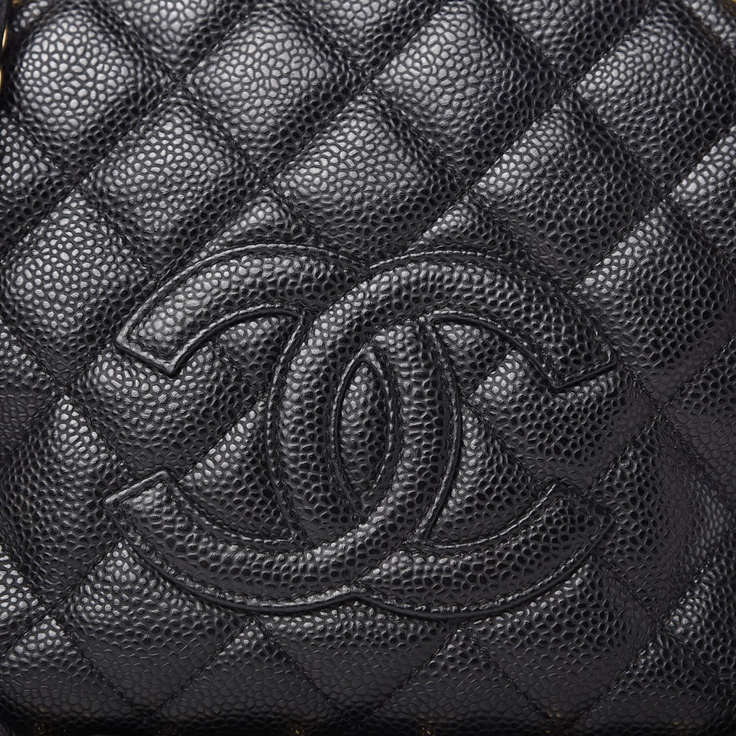 Caviar Quilted Petit Timeless Tote PTT Black