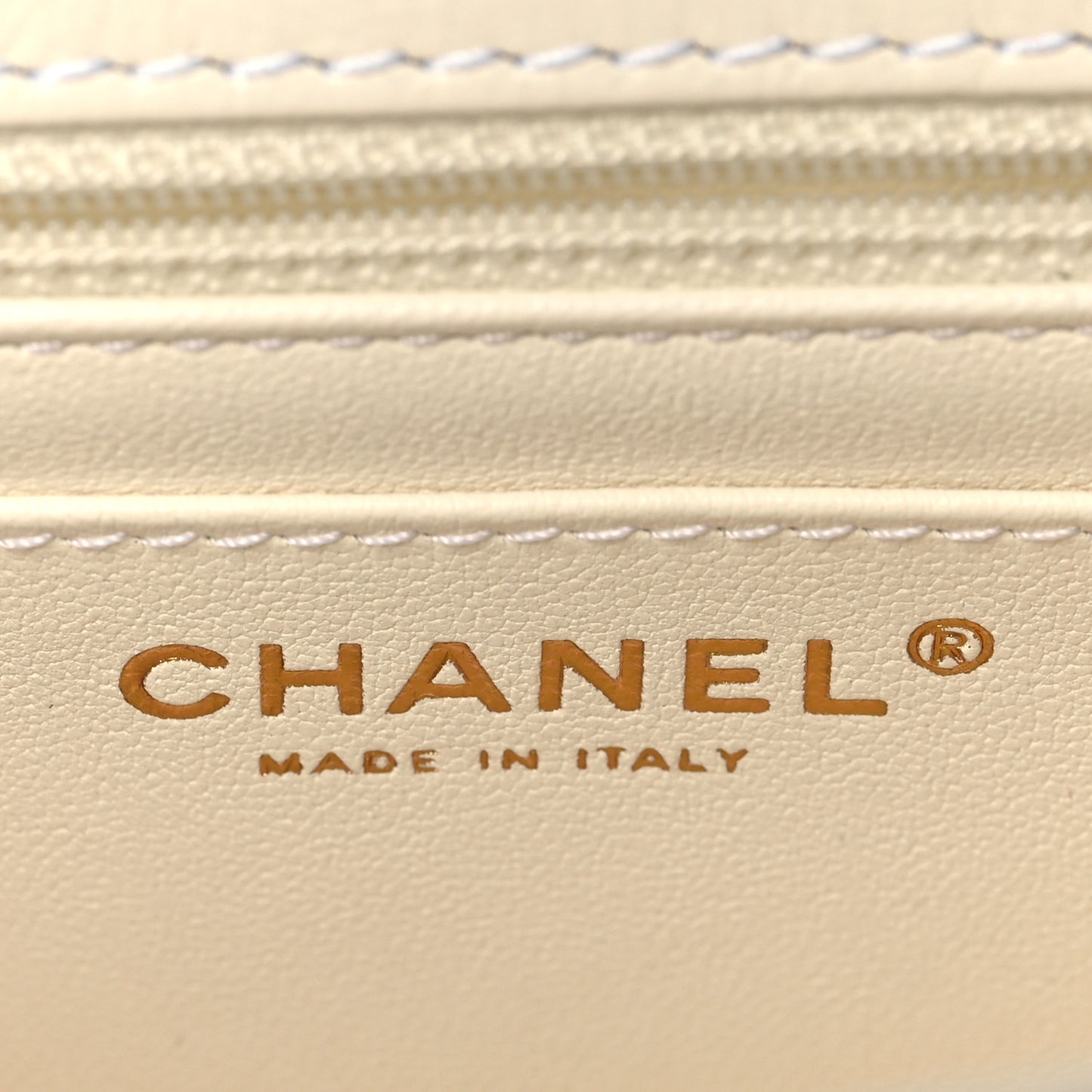 Aged Calfskin Quilted 2.55 Reissue Mini Flap White