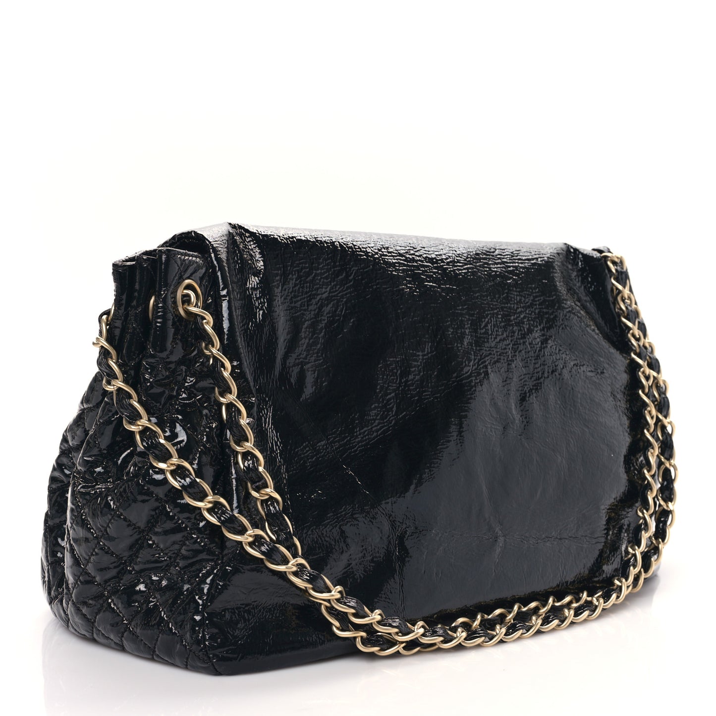 Vinyl XL Rock and Chain Flap Black